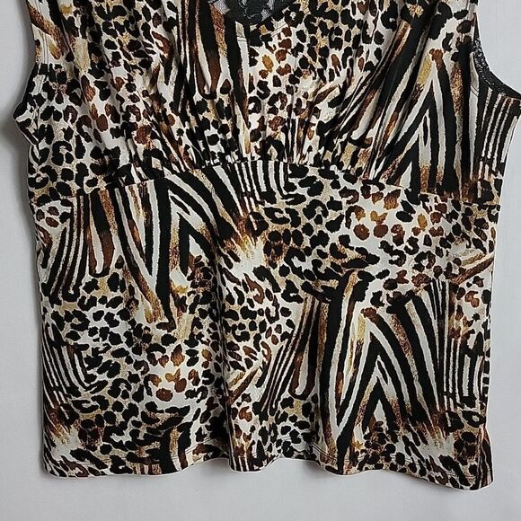 💙5/$20💙 SLIMPACT.. leopard print top.. - Picture 2 of 13